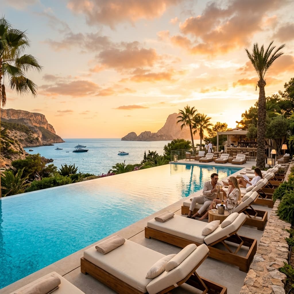7 Poolside Hotels in South Ibiza Worth Booking Before the Season Ends