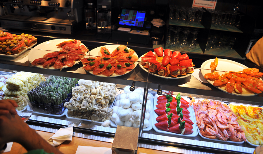 Tapas bar in Barcelona